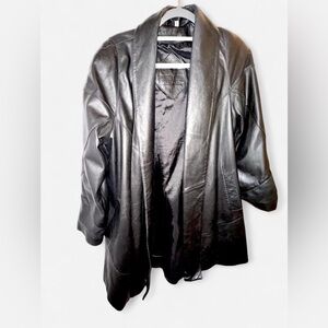 Black Leather Women's Jacket